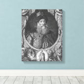 Peter John Potemkin, gegraveerd door R. White Canvas Afdruk (Insitu (Houten vloer))