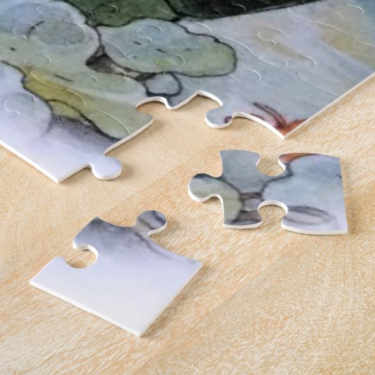 Peter Jumping in een watering kan Legpuzzel (Zijkant)