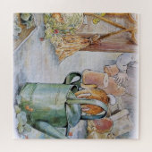 Peter Jumping in een watering kan Legpuzzel (Horizontaal)