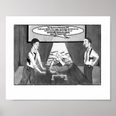 Peter Katoenen Staart In Hand-Manchetten, grijze s Poster (Voorkant)