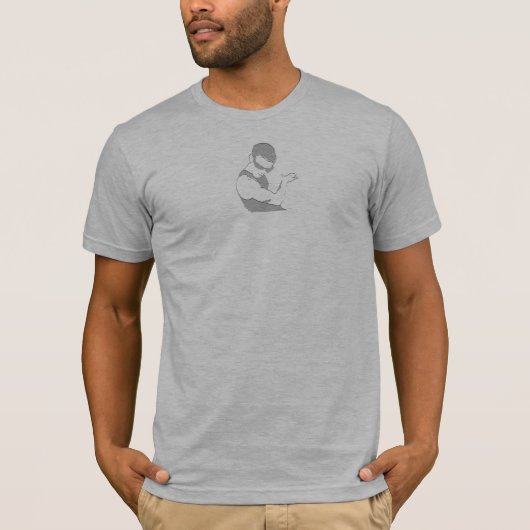 Peter Kloss Bella Canvas T-Shirt (uitgerust) (Voorkant)