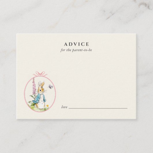 Peter konijn Advies voor baby meisje (Voorkant)