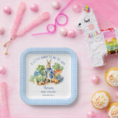 Peter konijn baby boy baby shower gedrukt papieren bordje (Feest)