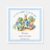 Peter konijn baby boy baby shower gedrukt servet (Voorkant)