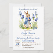 Peter konijn baby boy baby shower kaart (Voorkant)