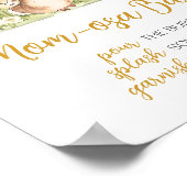 Peter Konijn Baby shower Moeder Osa Bar Poster (Hoek)