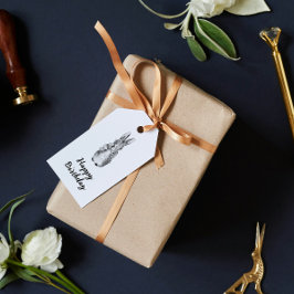  Peter Konijn Beatrix Potter B&W Kinderkleding Cadeaulabel