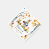 Peter konijn herfst baby shower servies servet (Hoek)