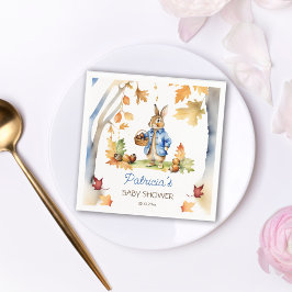 Peter konijn herfst baby shower servies servet