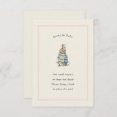 Peter Konijn Roze Ivoor  Baby Boek Informatiekaartje (Voorkant / Achterkant)