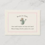 Peter Konijn Roze Ivoor  Baby Boek Informatiekaartje (Voorkant)