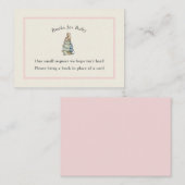 Peter Konijn Roze Ivoor  Baby Boek Informatiekaartje (Voorkant / Achterkant)