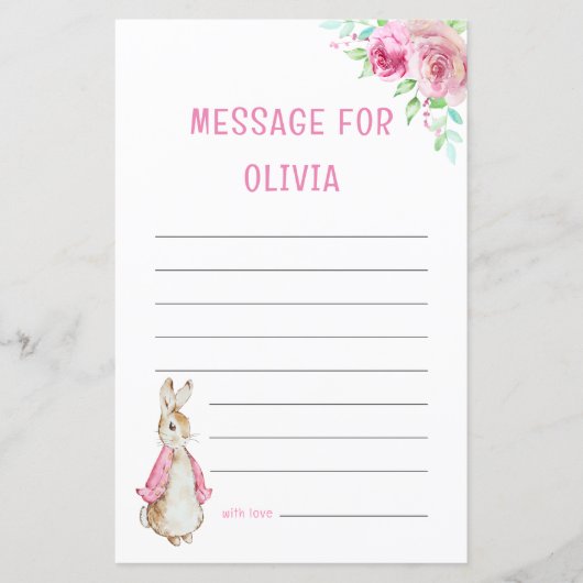 Peter konijn | Tijdcapsulebericht Verjaardag (Voorkant)