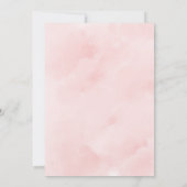 Peter Konijn Waterverf Baby Meisje Douche Kaart (Achterkant)