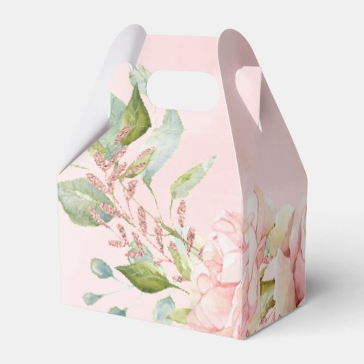 Peter Konijn Waterverf Meisje Baby shower Bedankdoosjes (Achterkant)