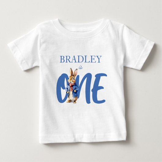 Peter konijn winter verjaardagsfeestfotoshoot (Voorkant)