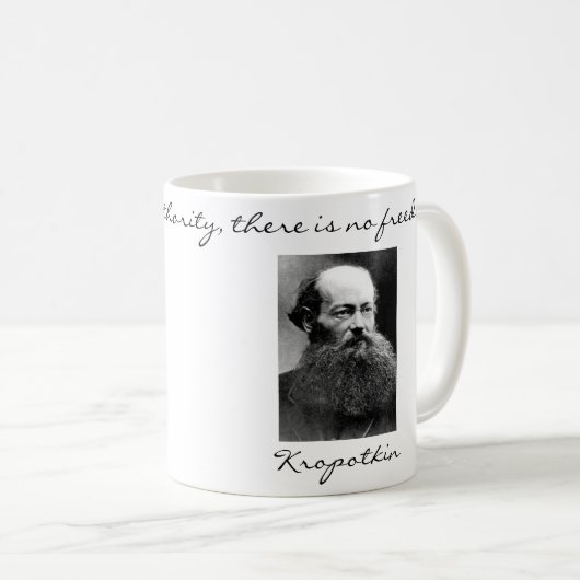 Peter Kropotkin Anarchist citeert Mok (Voorkant rechts)