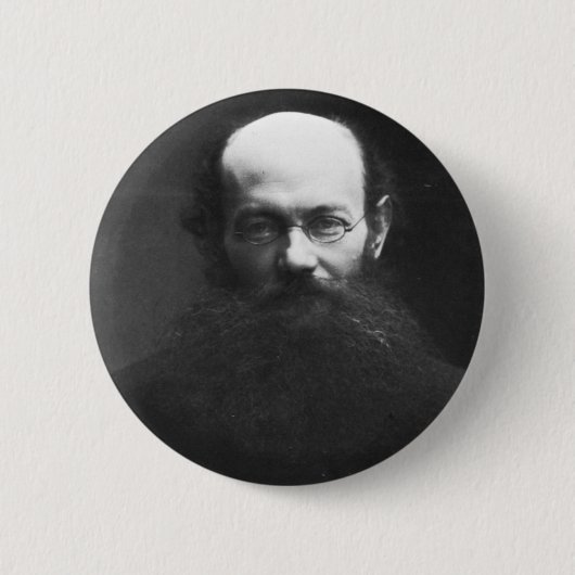 Peter Kropotkin-knop Ronde Button 5,7 Cm (Voorkant)