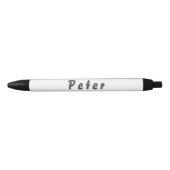 Peter Kugelschreiber Zwarte Inkt Pen (Voorkant)