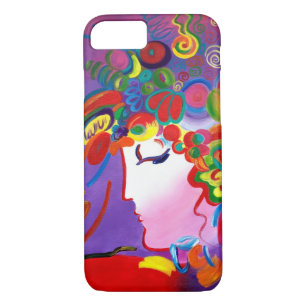 Peter Max Geïnspireerd Blushing Beauty Phone 7 Hoe Case-Mate iPhone Case