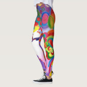Peter max Geïnspireerde verblanzende schoonheidsLe Leggings (Links)