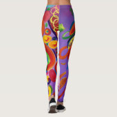 Peter max Geïnspireerde verblanzende schoonheidsLe Leggings (Achterkant)