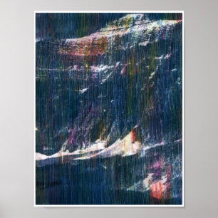 Peter Max Glacier Nationaal Park Montana Poster