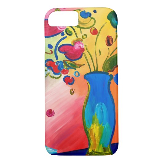 Peter Max inspireerde iPhone 7 Hoesje (Achterkant)