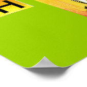  Peter Max kunststijl LOVE PEACE HOPE Poster (Hoek)