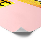 Peter Max kunststijl LOVE PEACE HOPE Poster (Hoek)