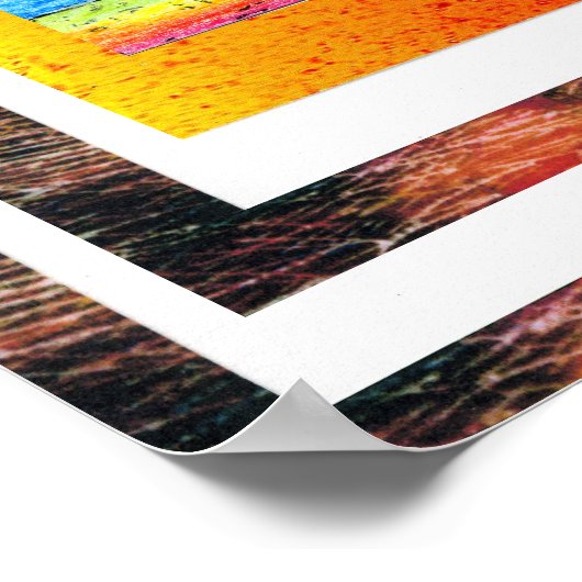 Peter Max oorspronkelijk getekend acrylschilderij Poster (Hoek)