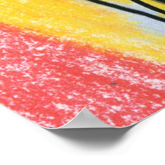 Peter Max oorspronkelijk getekend acrylschilderij Poster (Hoek)