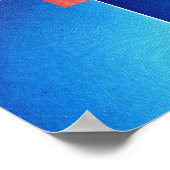 Peter Max oorspronkelijk getekend acrylschilderij Poster (Hoek)