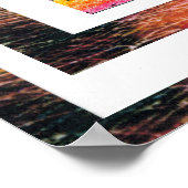 Peter Max oorspronkelijk getekend acrylschilderij Poster (Hoek)