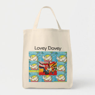 Peter Max, origineel getekend acrylschilderij Tote Bag