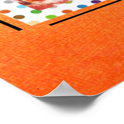 Peter Max schildpad poster (Hoek)