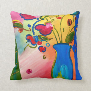 Peter Max Sierkussen geïnspireerde bloemen