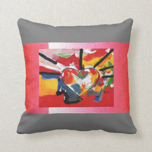 Peter Max stijlkunstwerk American MoJo Pillow Kussen