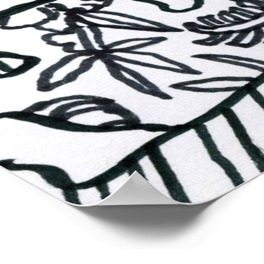 Peter Max tekentekening origineel Poster (Hoek)