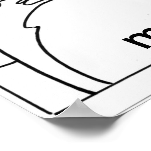 Peter Max tekentekening origineel Poster (Hoek)