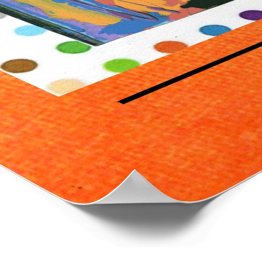 Peter Max: Vrijheidsbeeld poster (Hoek)