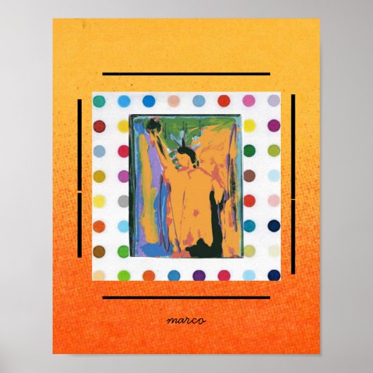  Peter Max: Vrijheidsbeeld poster (Voorkant)