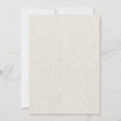 Peter met Beige Linen Achtergrond Kaart (Achterkant)