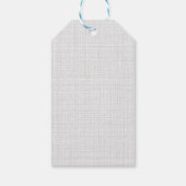 Peter met een grijze achtergrond cadeaulabel (Achterkant)