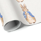 Peter met een grijze achtergrond cadeaupapier (Rol Hoek)