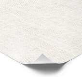 Peter met Linen Background Perfect Poster (Hoek)