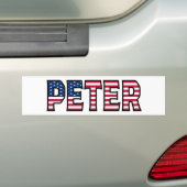 Peter Name Vorname USA Aufkleber Sticker Auto (Op auto)