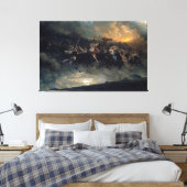 Peter Nicolai - Arbo De wilde jacht van Odin_Q9 Canvas Afdruk (Insitu (Slaapkamer))