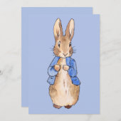 Peter op blauwe achtergrond kaart (Voorkant / Achterkant)