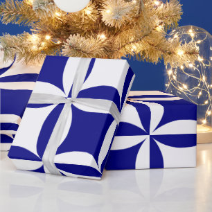 Peter overvallen om Paul Blue Pattern te betalen Cadeaupapier
